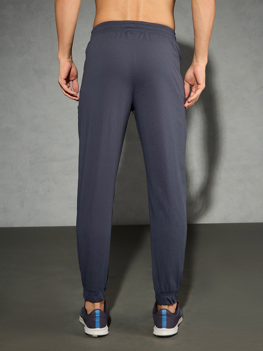 Solid Stretch Joggers with Drawstring