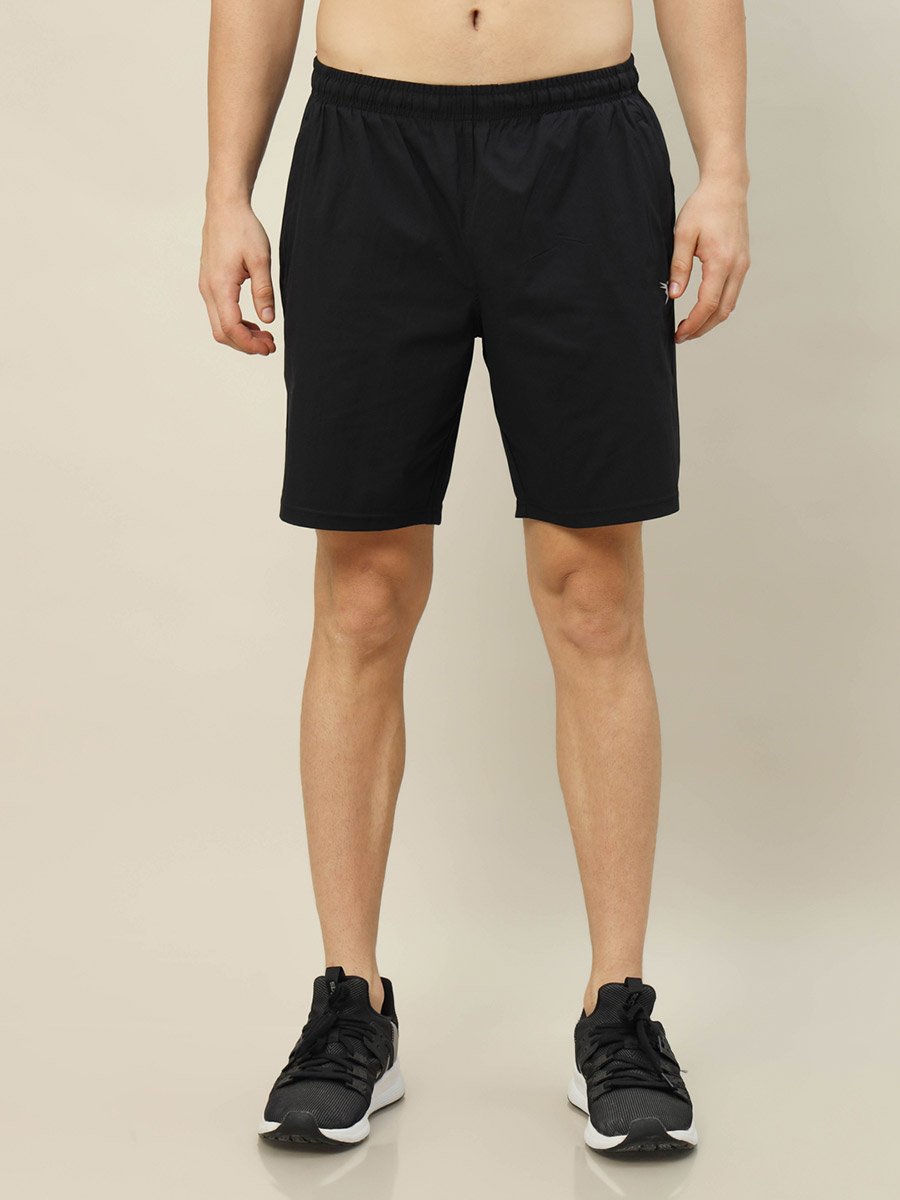 Mid Rise Stretch Regular Fit Shorts