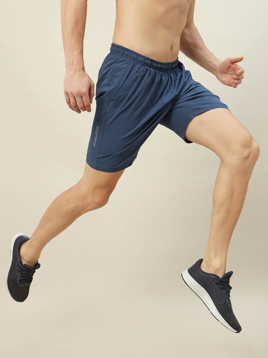 Solid 2-Way Stretch Shorts