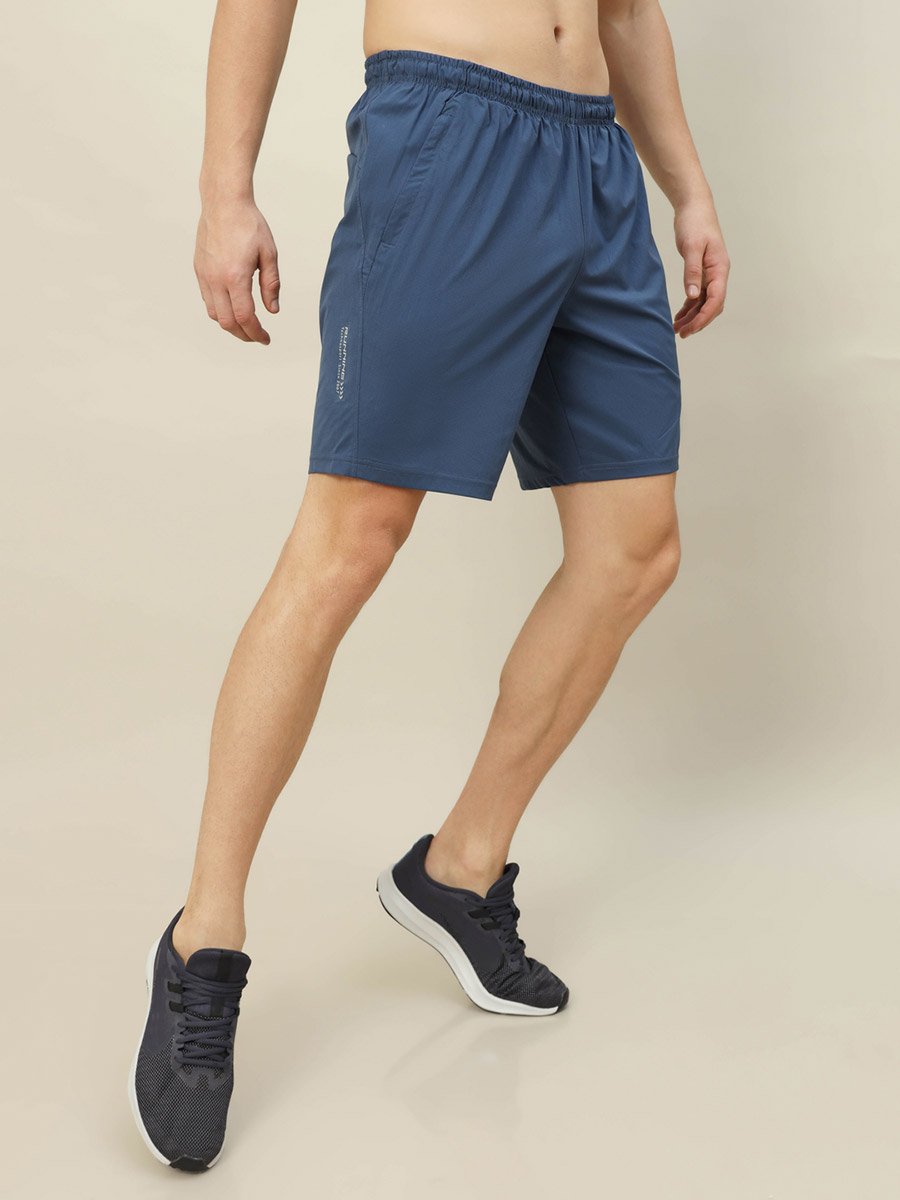 Solid 2-Way Stretch Shorts