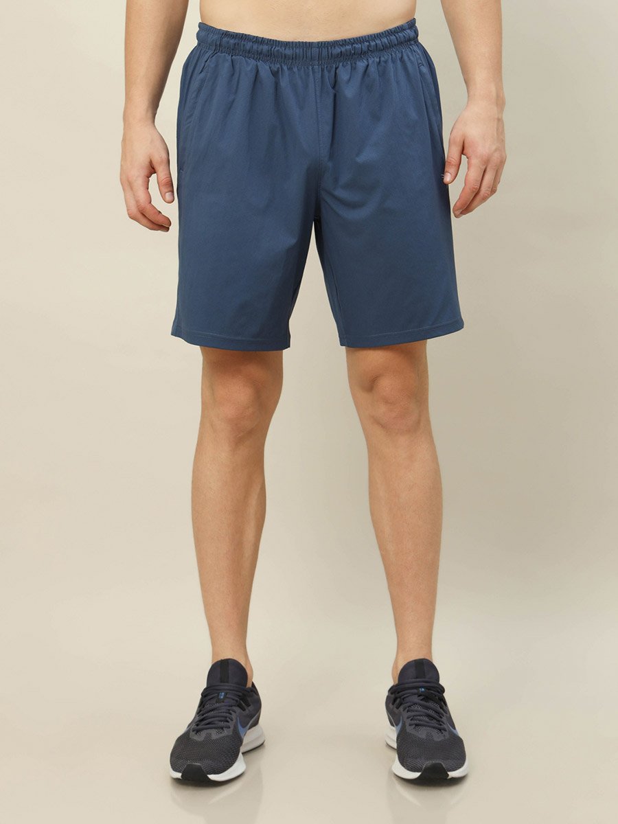 Solid 2-Way Stretch Shorts