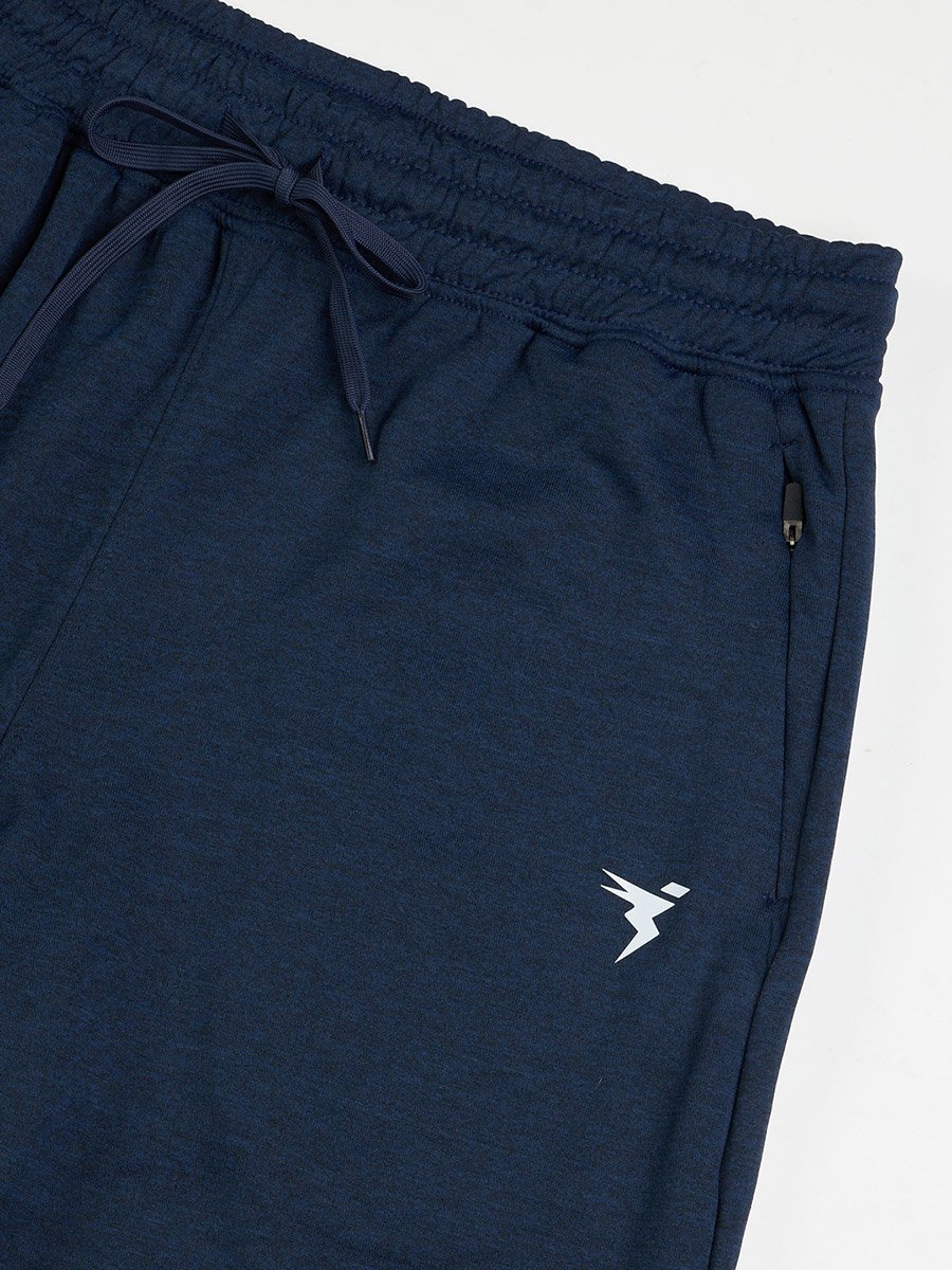 Solid Mid Rise Stretch Trackpants
