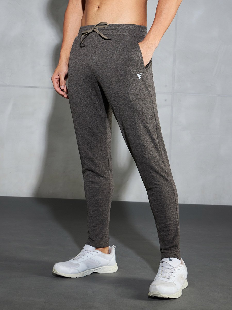 Solid Trackpants with Drawstring For Men at Saudi | Styli