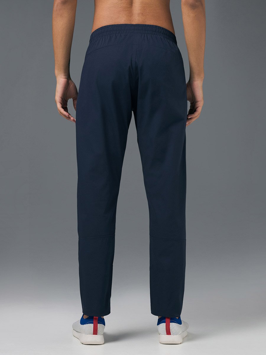 Men Solid Slim Fit Sports Track Pants