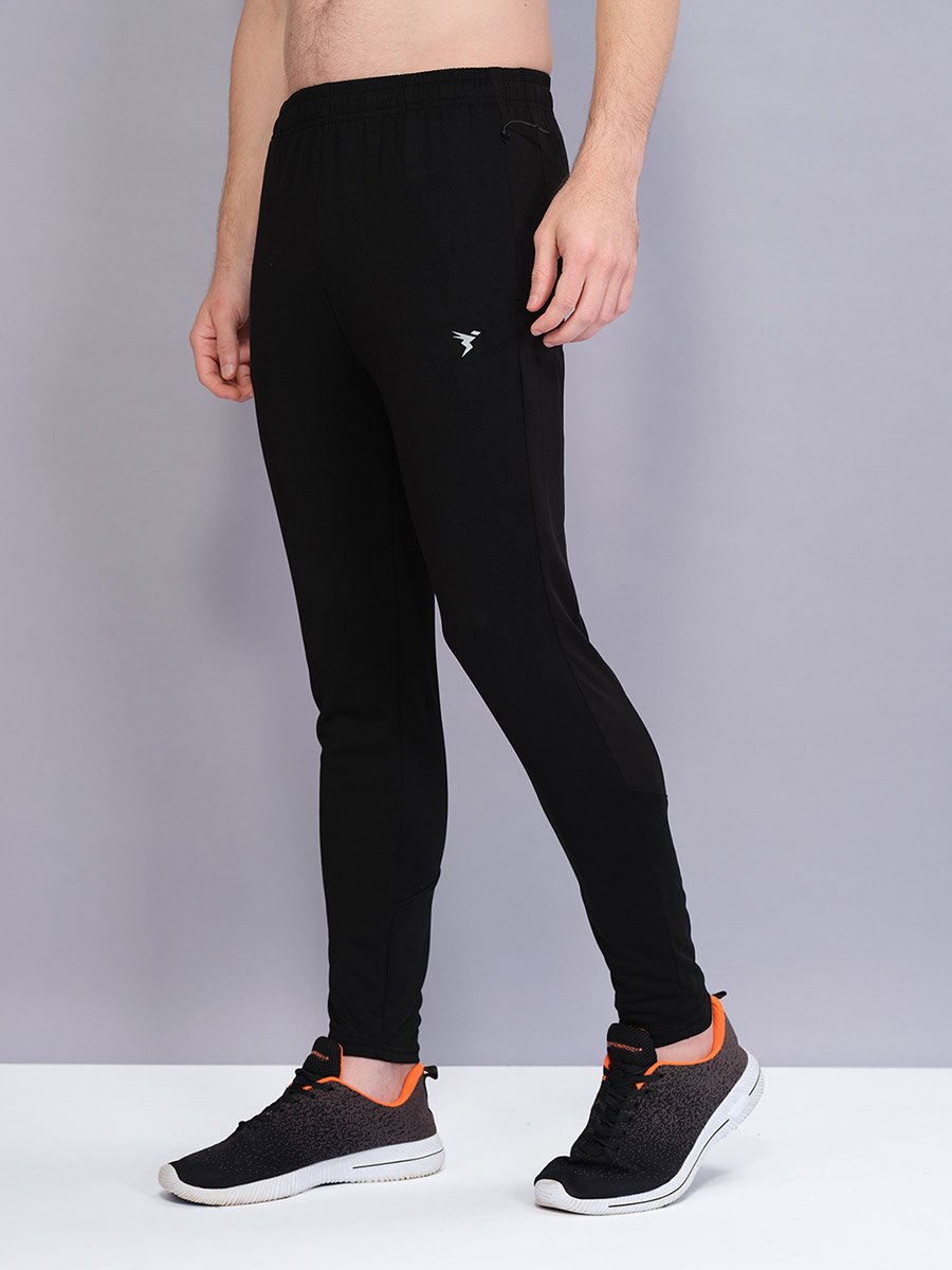 Solid Elasticated Waistband Track Pants
