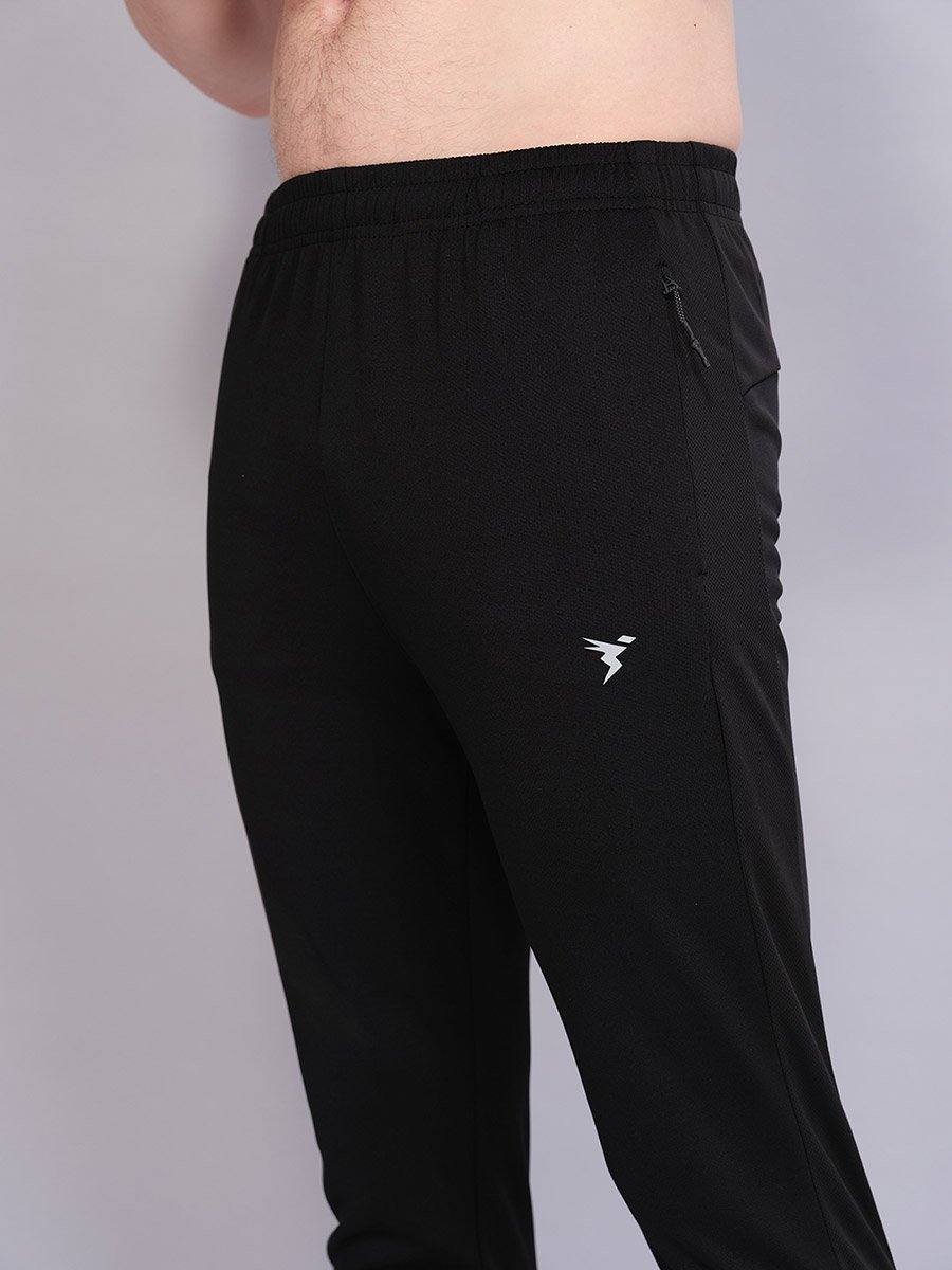 Solid Elasticated Waistband Track Pants