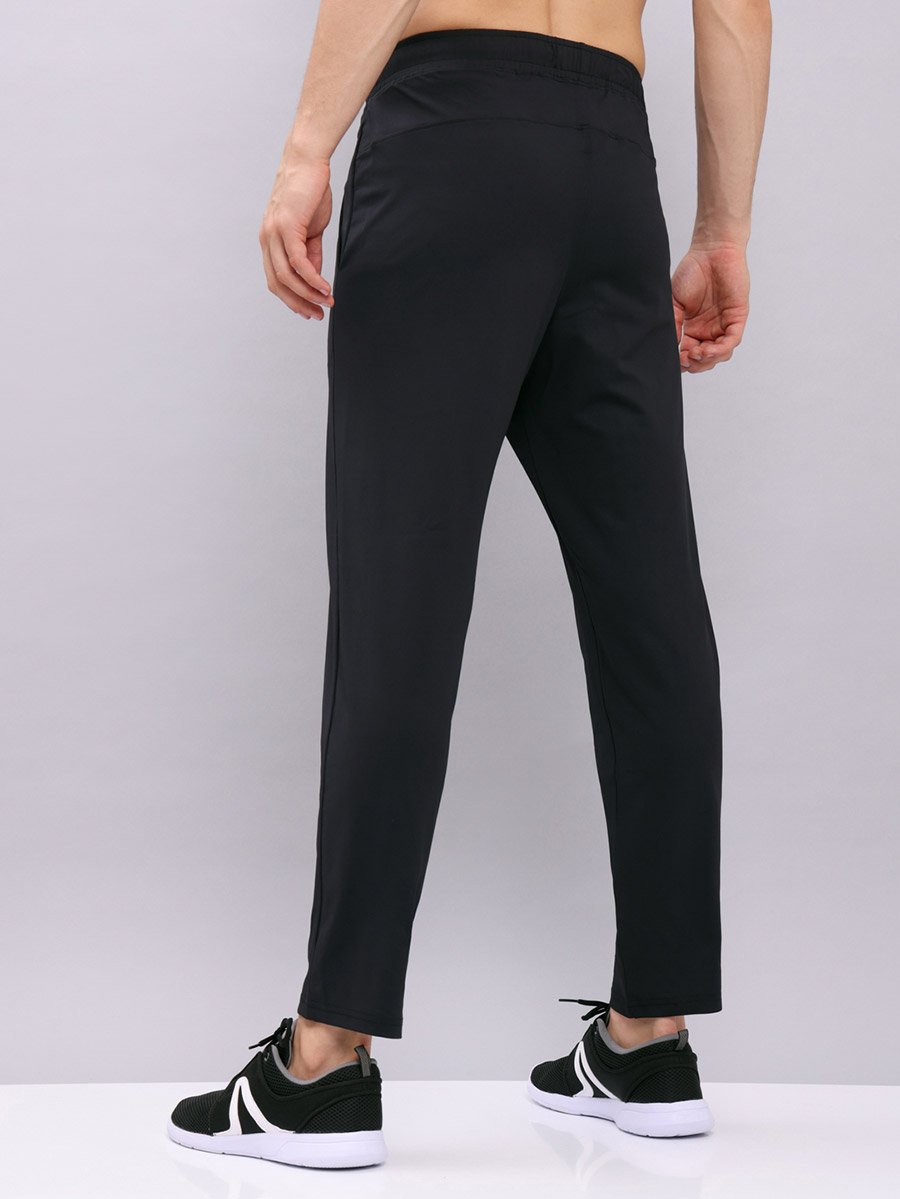 Men Solid Relaxed Fit Track Pants