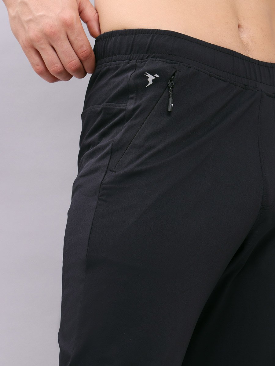 Men Solid Relaxed Fit Track Pants