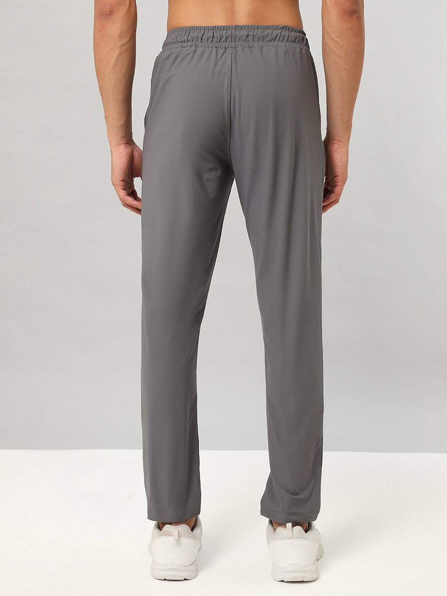 Solid 4-Way Stretch Track Pants