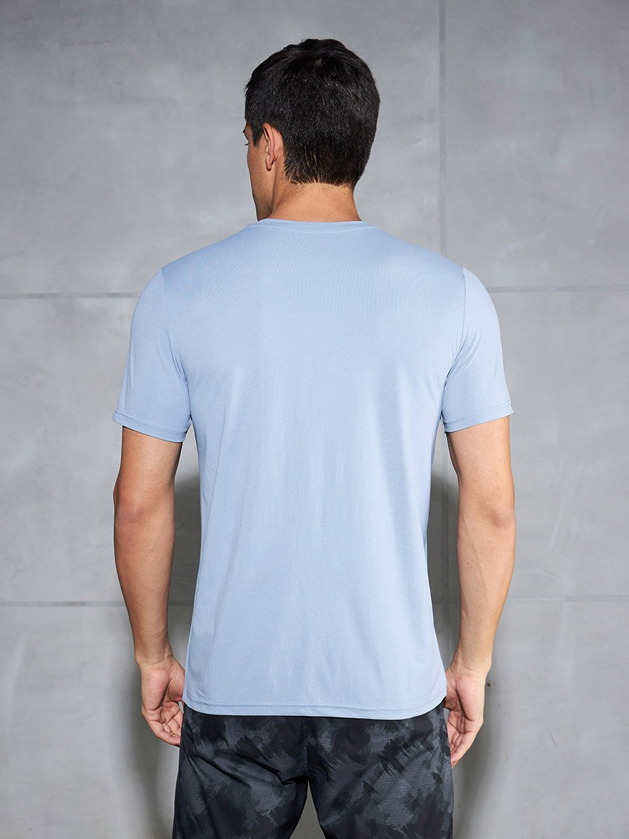 Graphic Print 4-Way Stretch Slim Fit T-Shirt