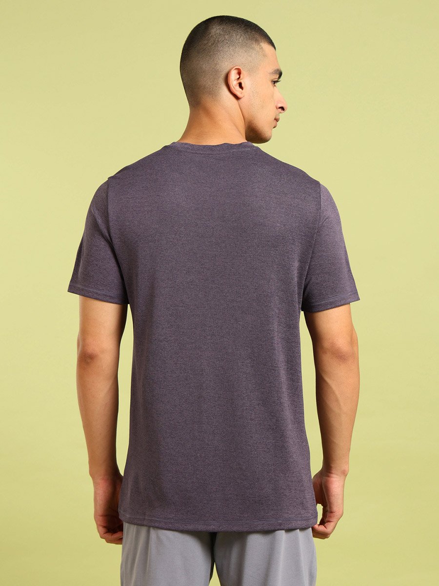 Melange Short Sleeve Slim Fit T-Shirt
