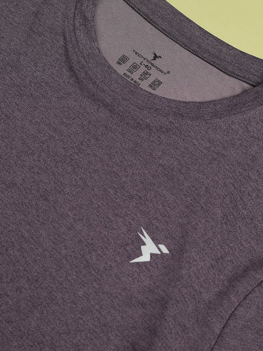 Melange Short Sleeve Slim Fit T-Shirt