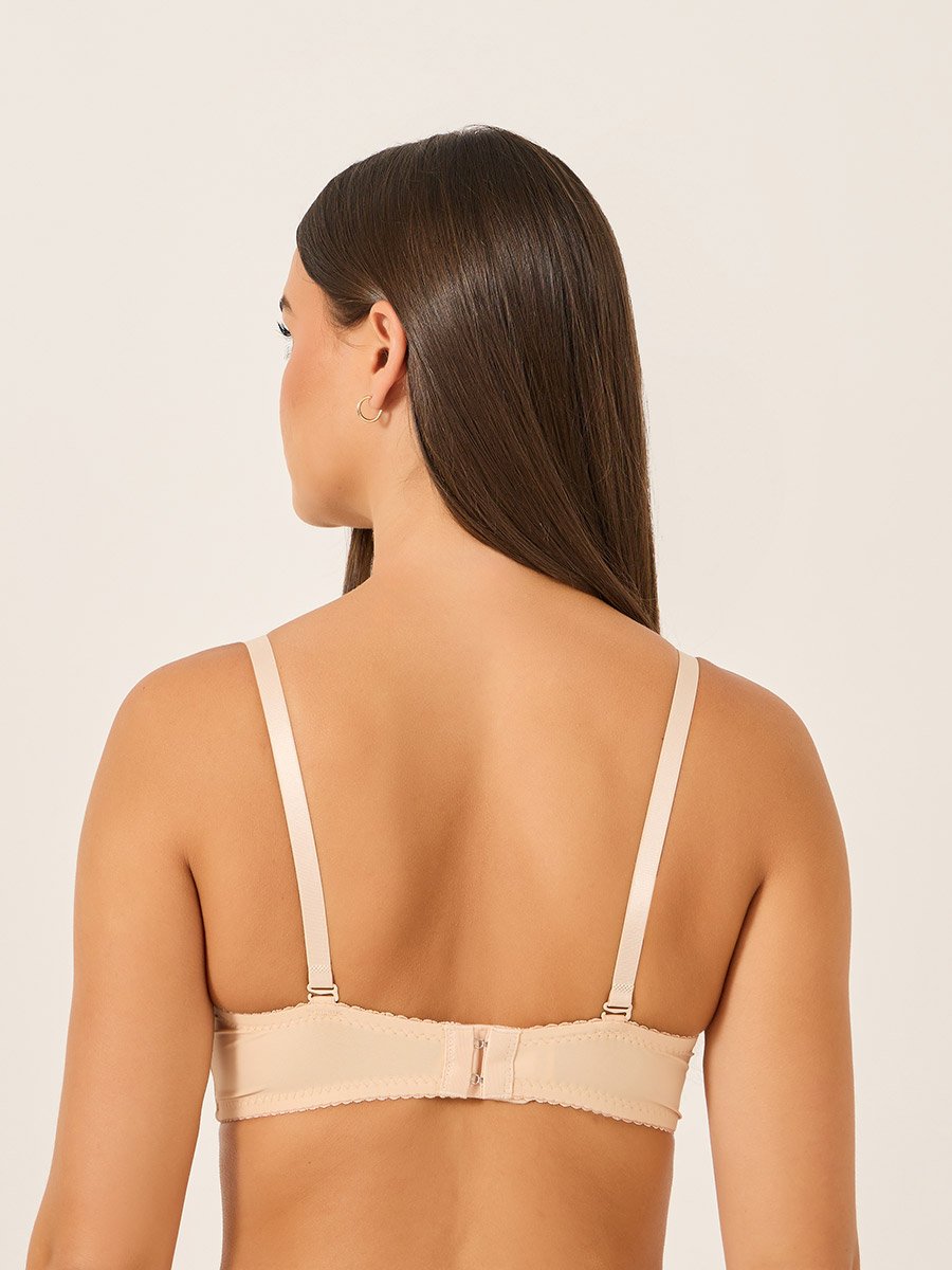 Solid Padded Wired Push Up Bra