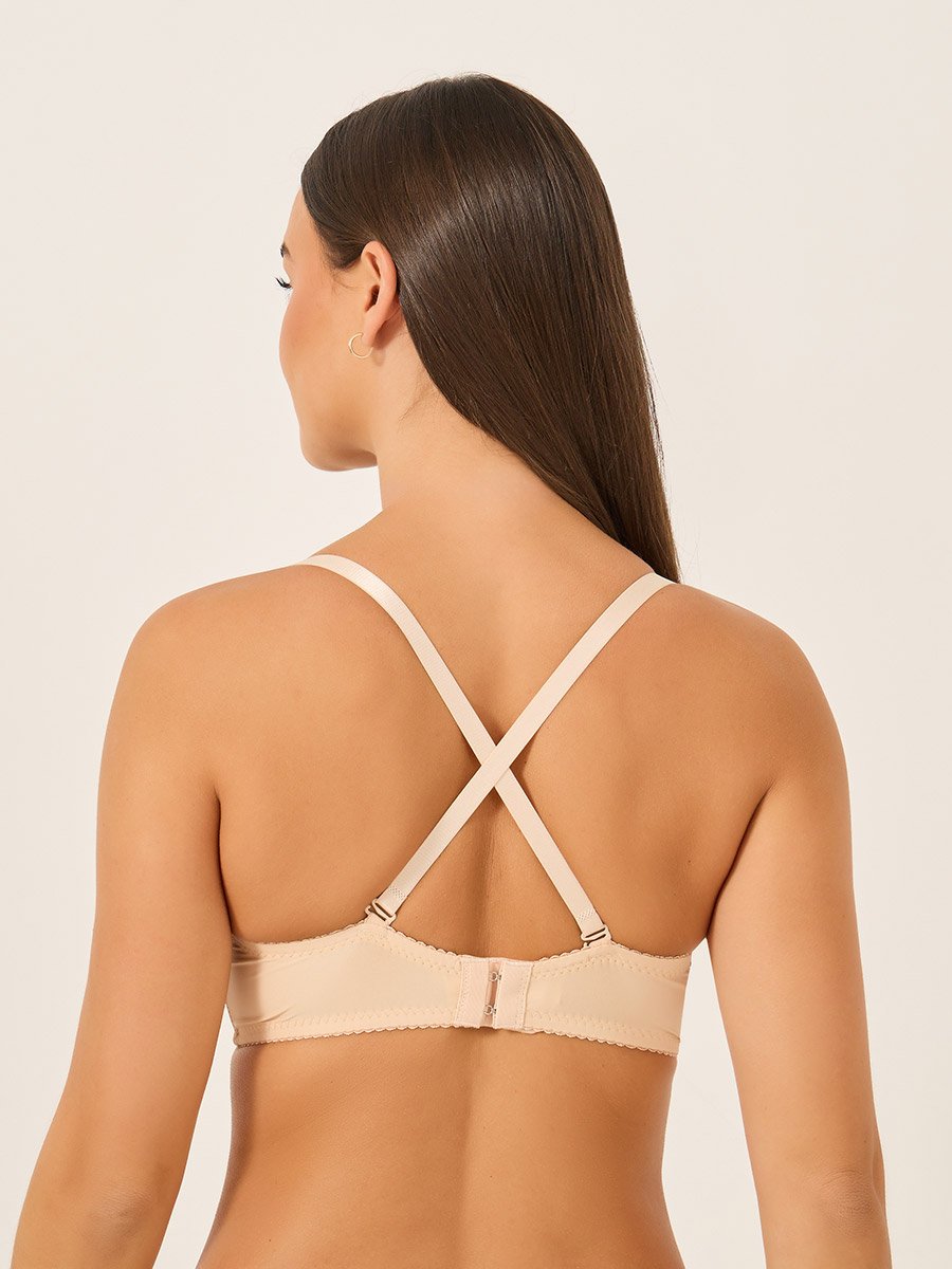 Solid Padded Wired Push Up Bra