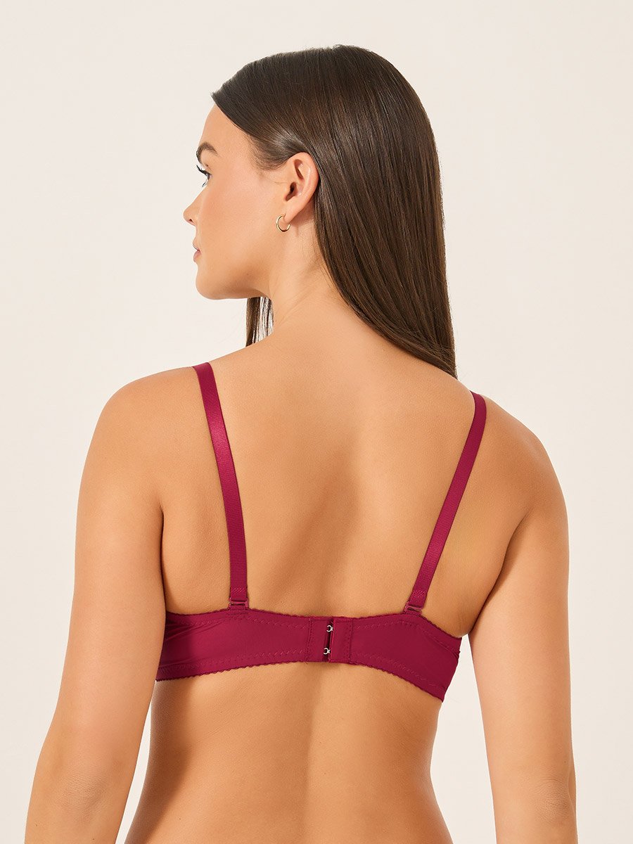 Solid Padded Wired Push Up Bra