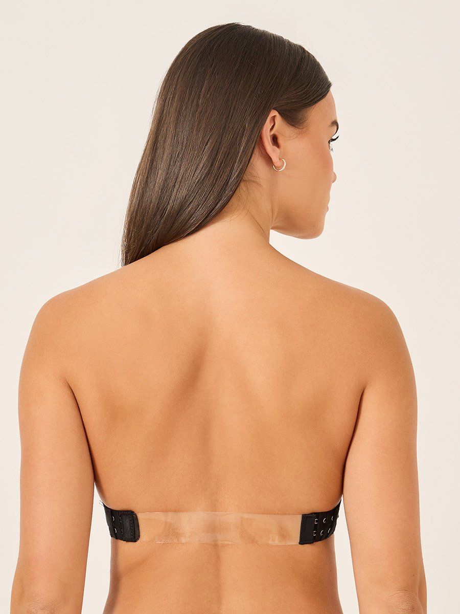 Solid Strapless Padded Wired Bandeau Bra