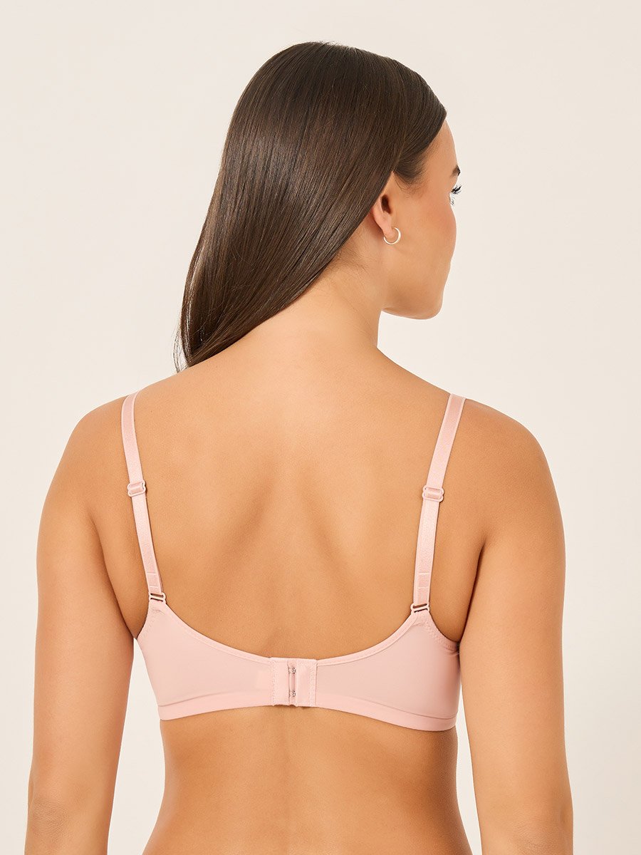 Solid Padded Non Wired Plunge Bra