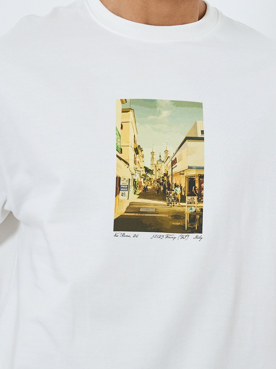 Men Oversized Graphic Print T-Shirt