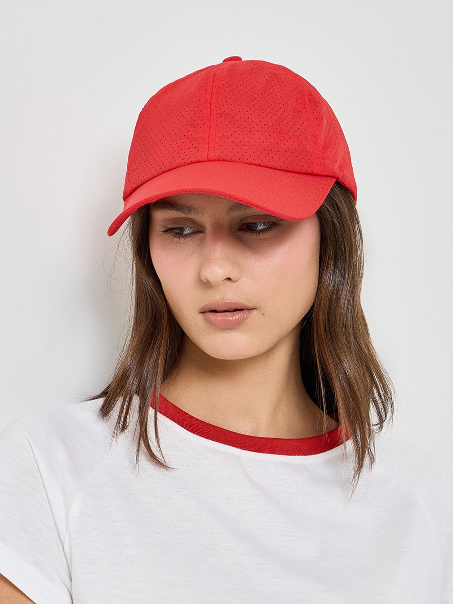 Baseball Cap with Punch out Detail