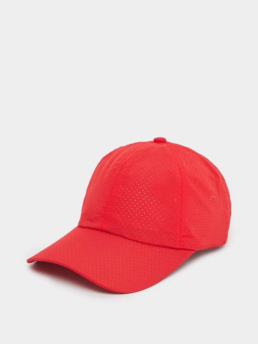 Baseball Cap with Punch out Detail