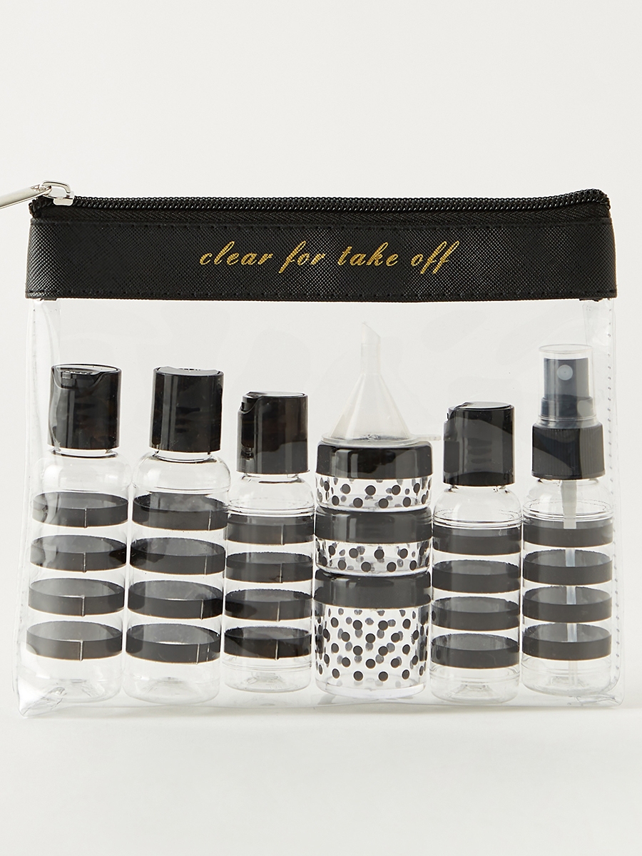 Findz 12-Piece Printed Travel Bottle Set