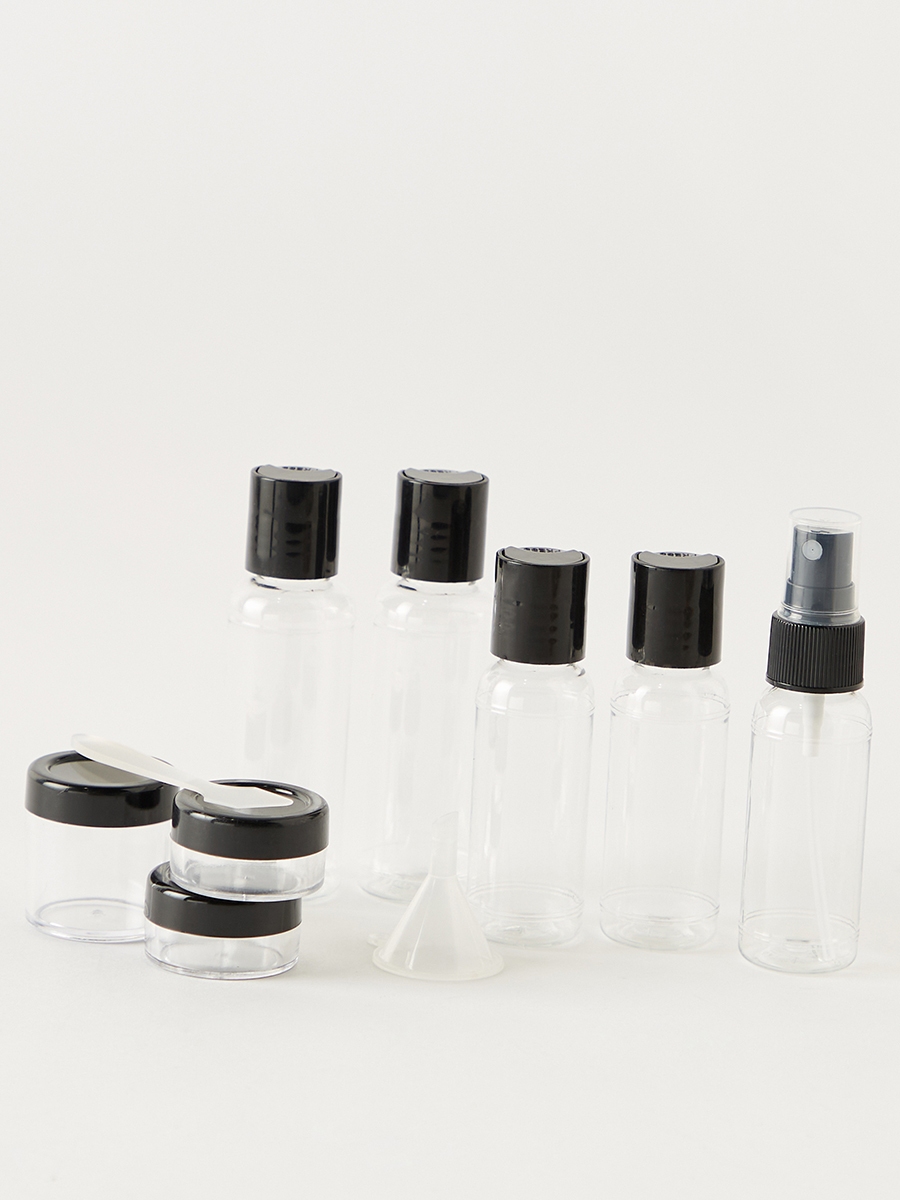 Findz 9-Piece Bottle Set with Zipper Pouch