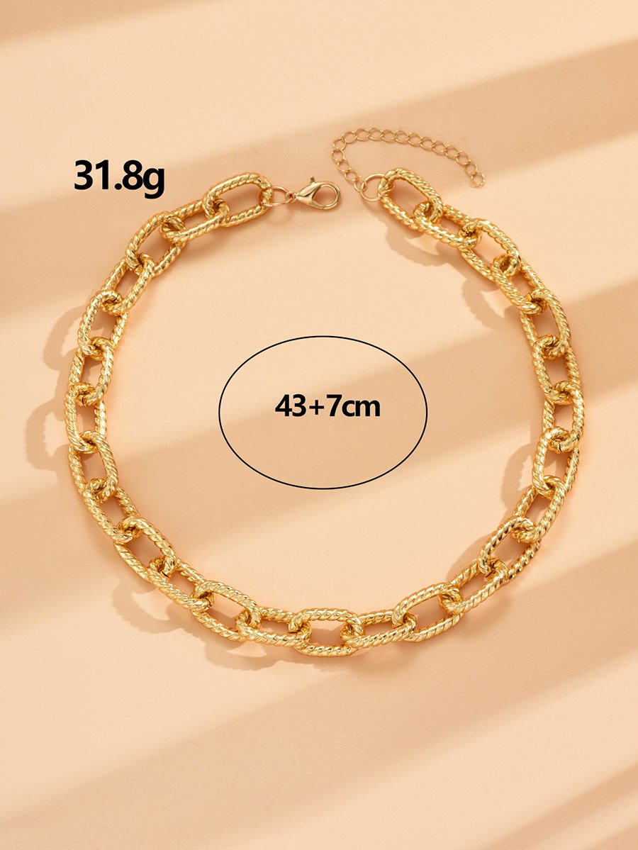 Textured Chain Necklace