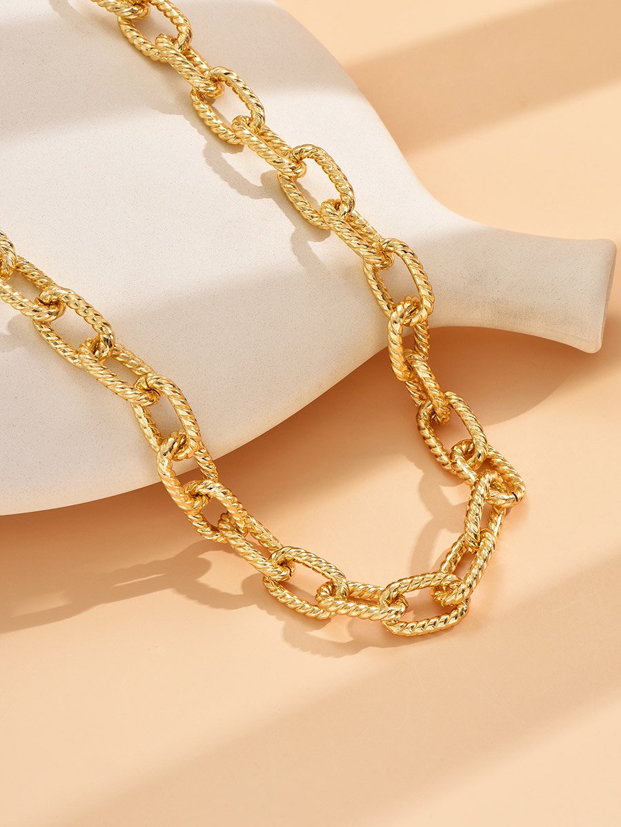 Textured Chain Necklace