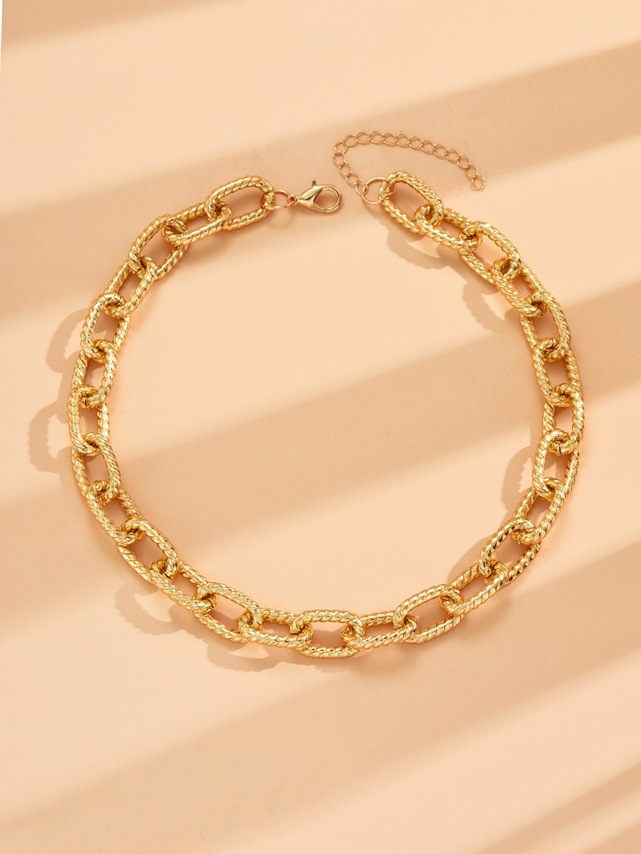 Textured Chain Necklace