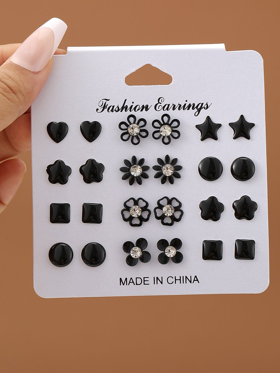 Set of 12 - Assorted Earrings