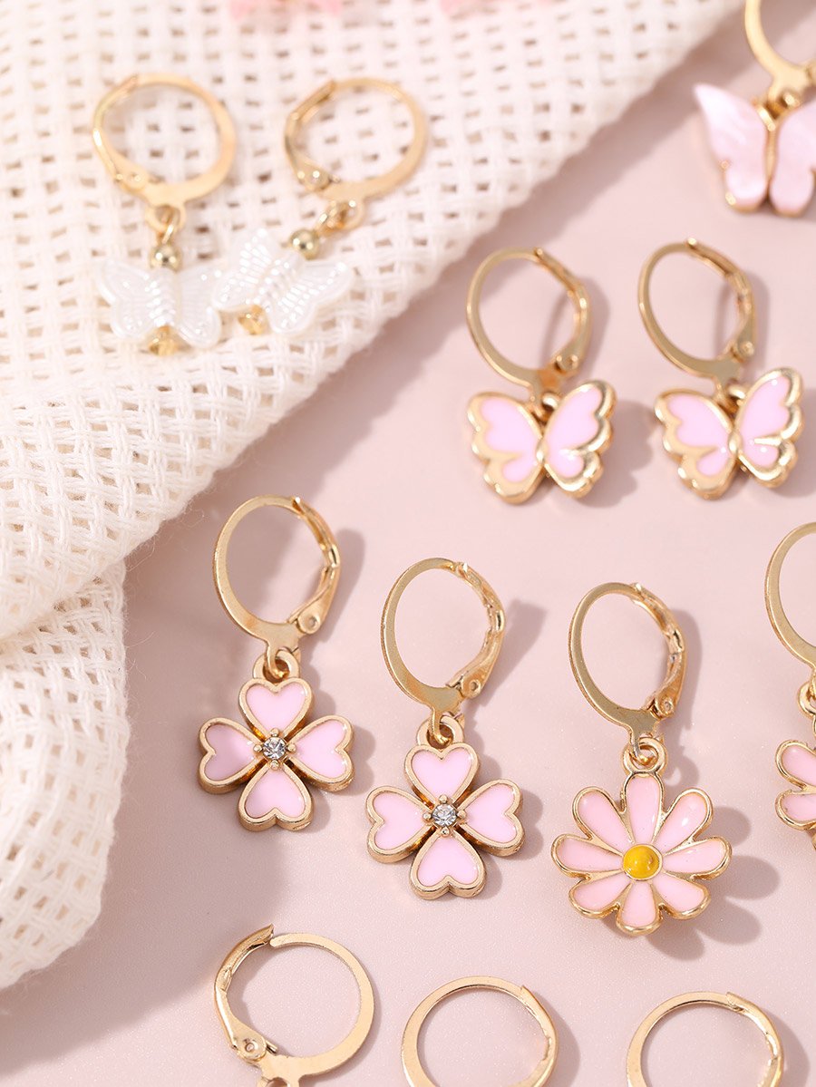 Set of 12 - Assorted Pendant Earrings
