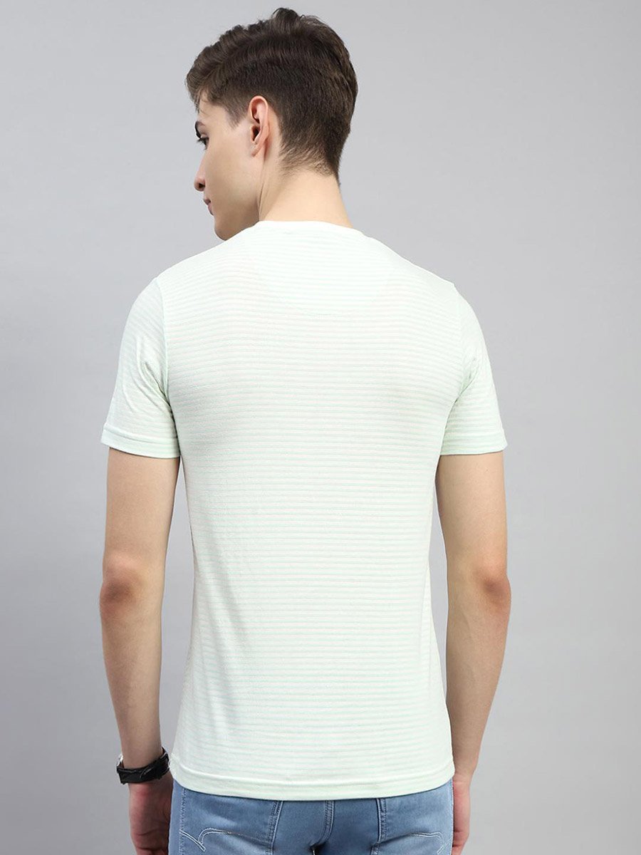 Men Printed Regular Fit Round Neck T Shirt