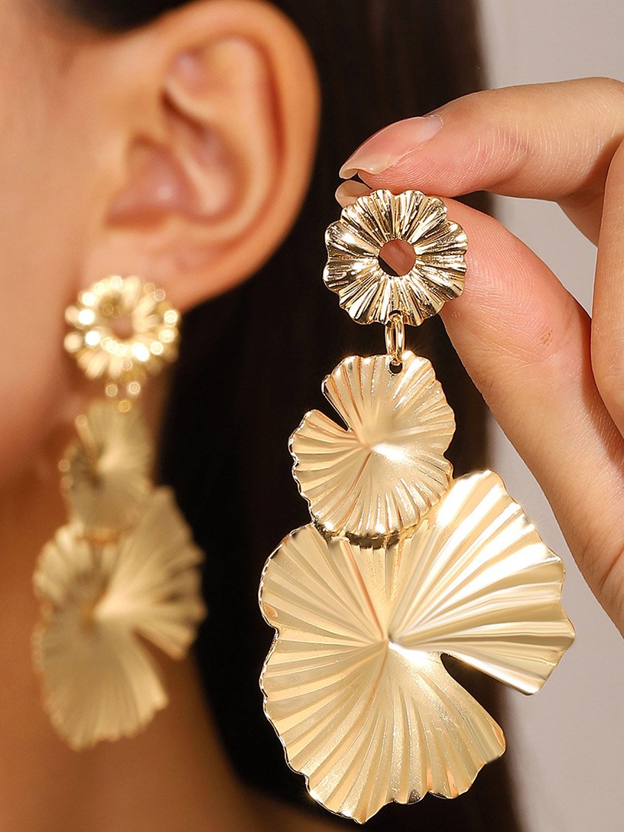 Retro Big Pendant Earrings