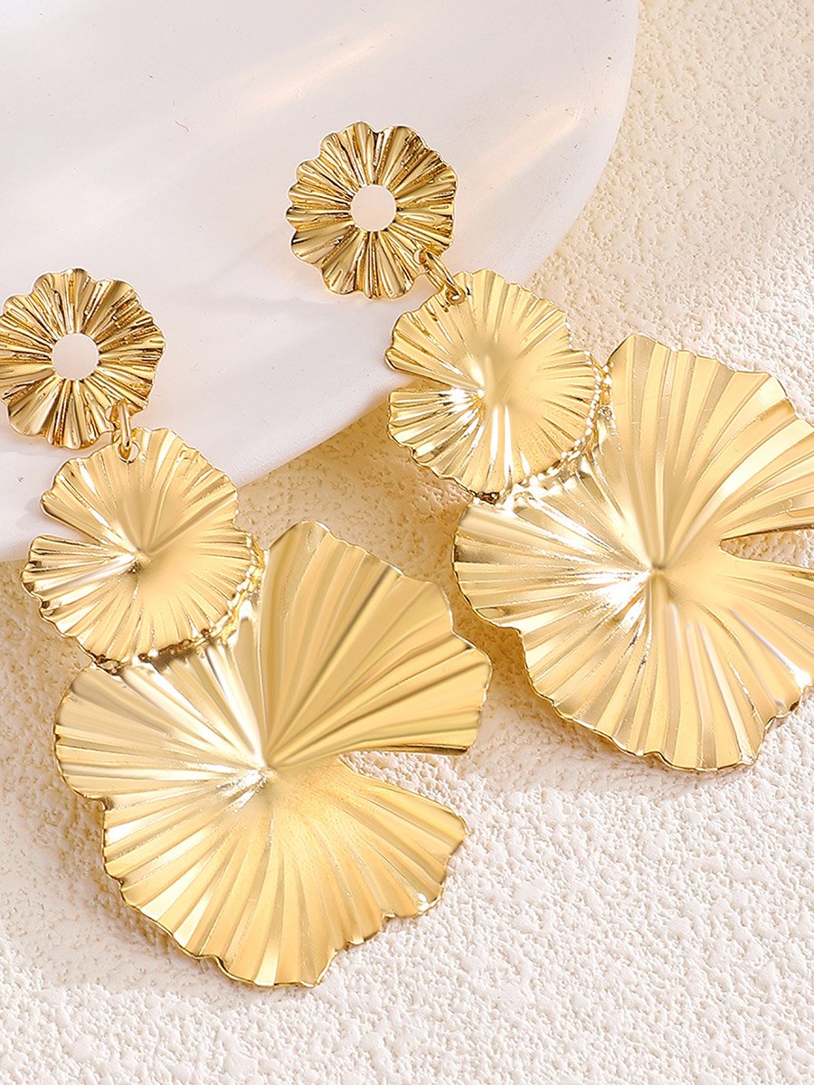Retro Big Pendant Earrings