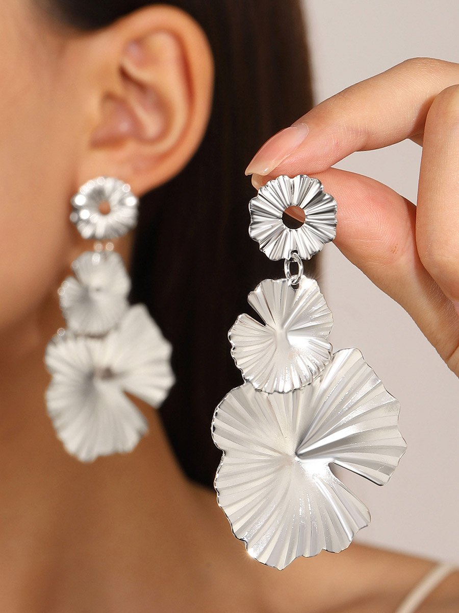Retro Big Pendant Earrings