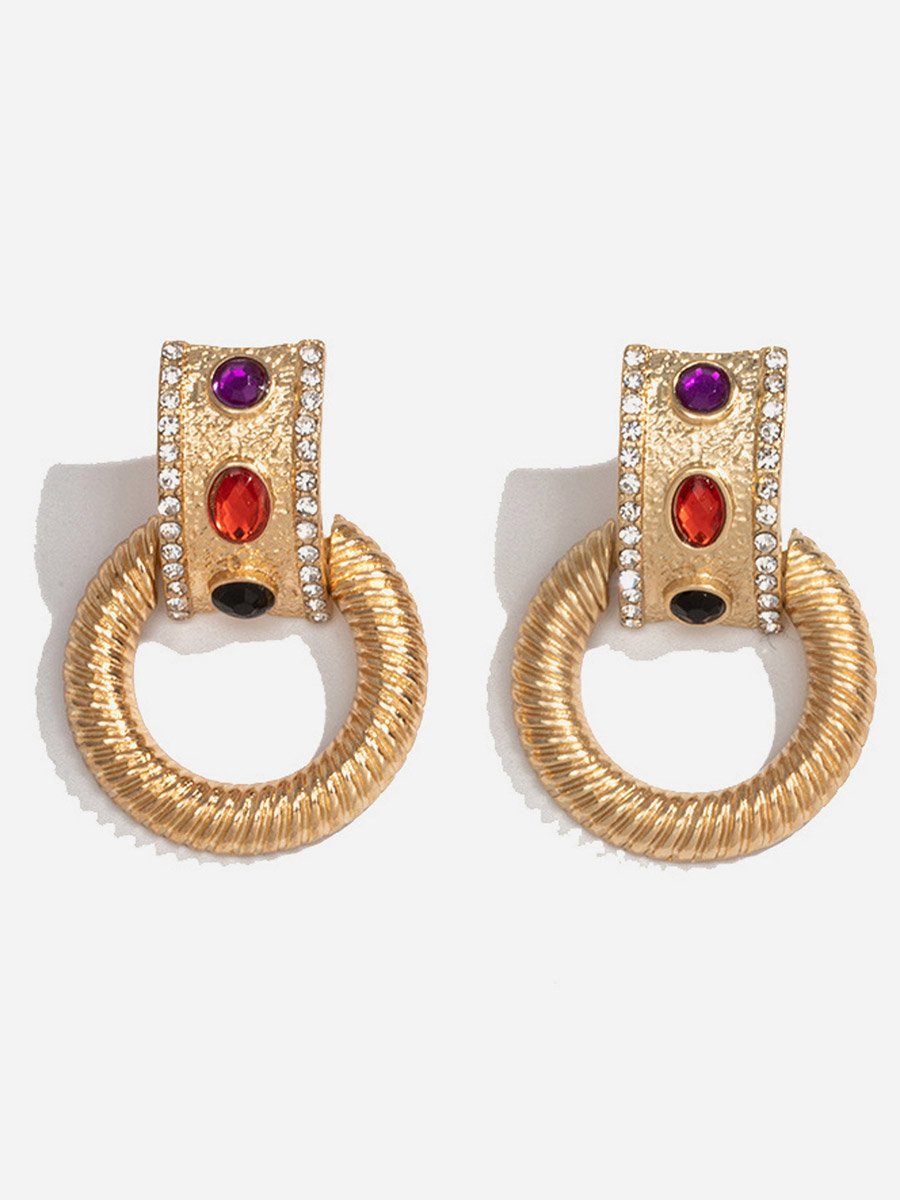 Embellished Rhinestone Earrings