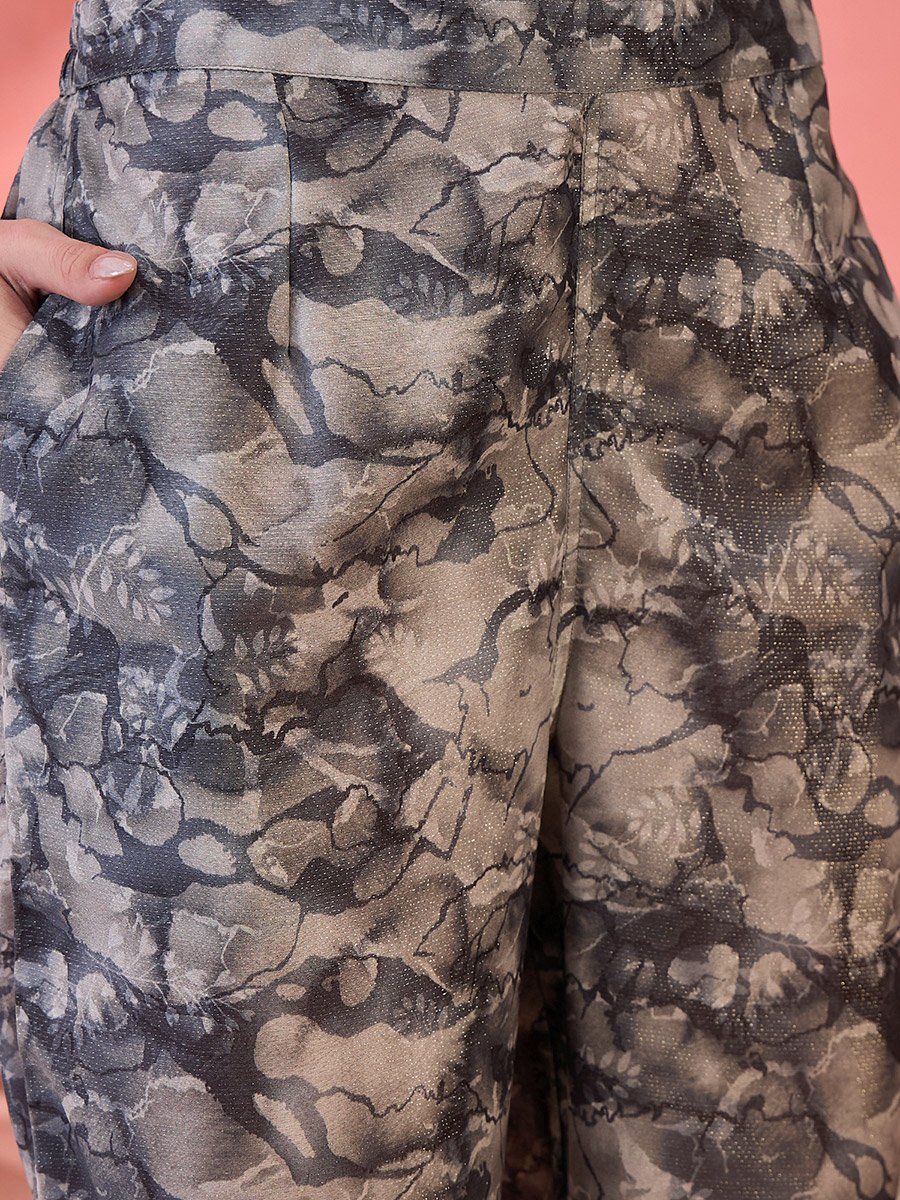 All-Over Printed Cotton Top and Pants Co-Ords