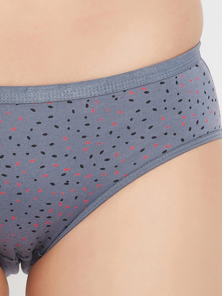 Women Pack of 3 Low Waist Printed Bikini Briefs