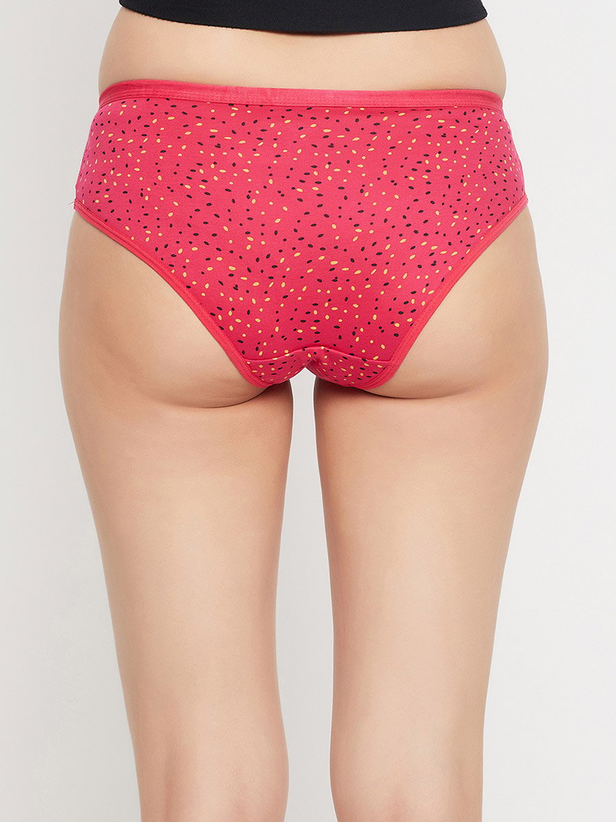 Women Pack of 3 Low Waist Printed Bikini Briefs