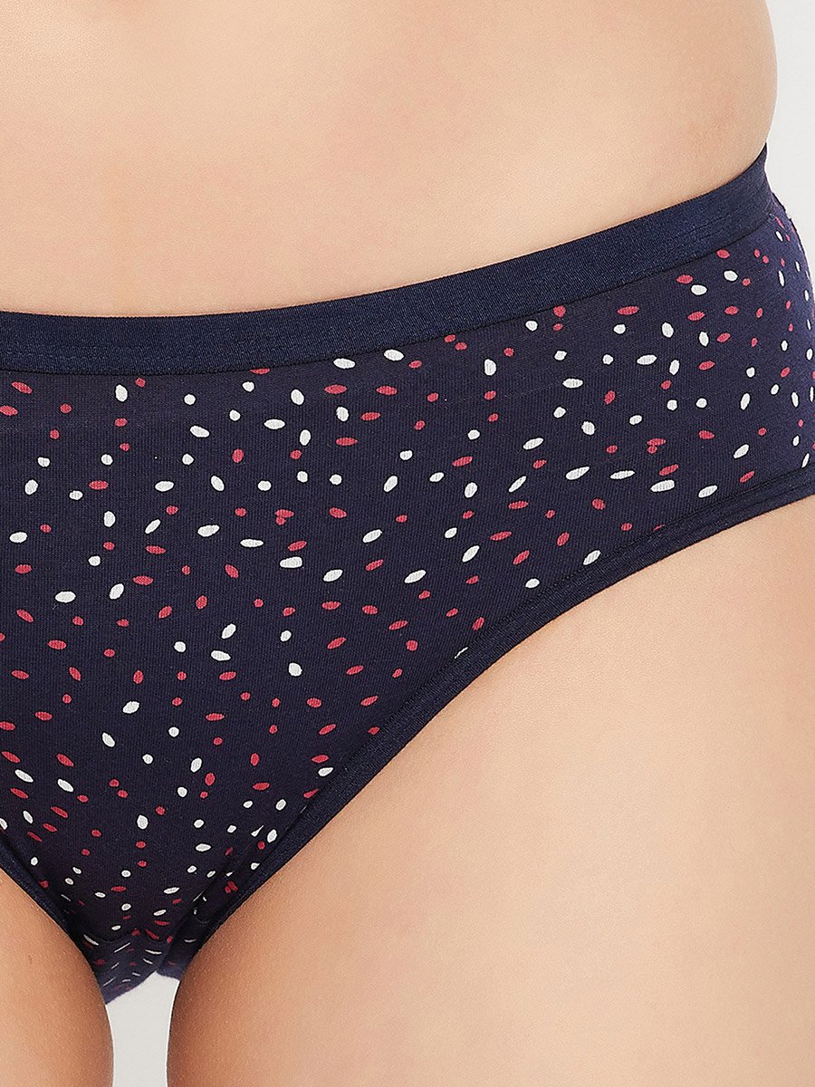 Women Pack of 3 Low Waist Printed Bikini Briefs