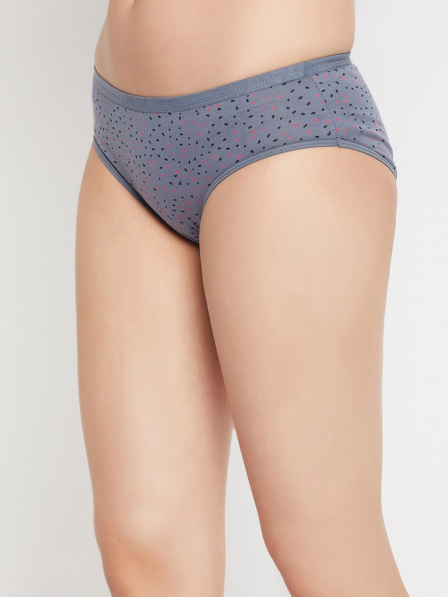 Women Pack of 3 Low Waist Printed Bikini Briefs