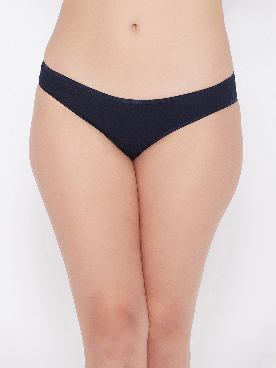 Women Plain Pack of 3 Low Waist Bikini Briefs