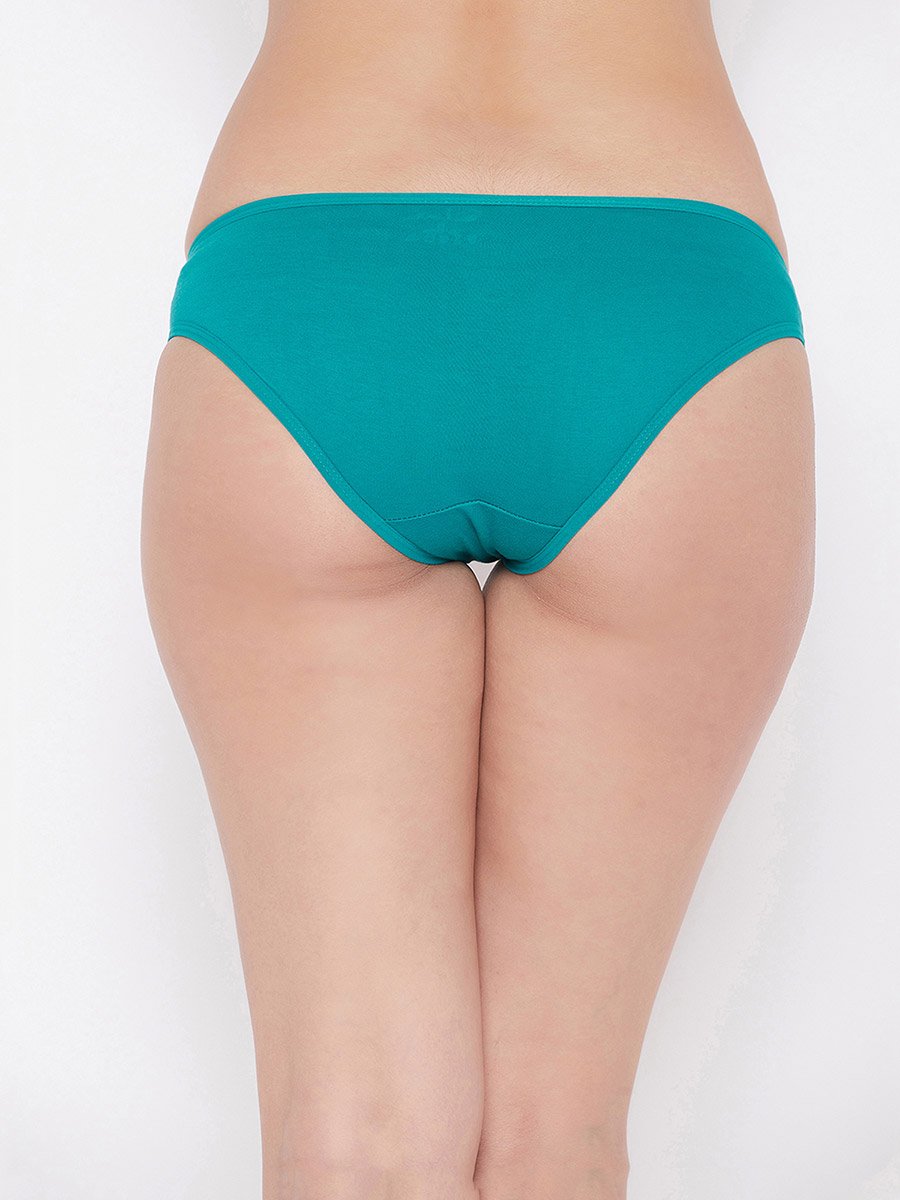 Women Plain Pack of 3 Low Waist Bikini Briefs