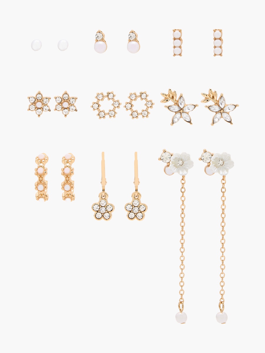 Assorted 9-Piece Earrings Set