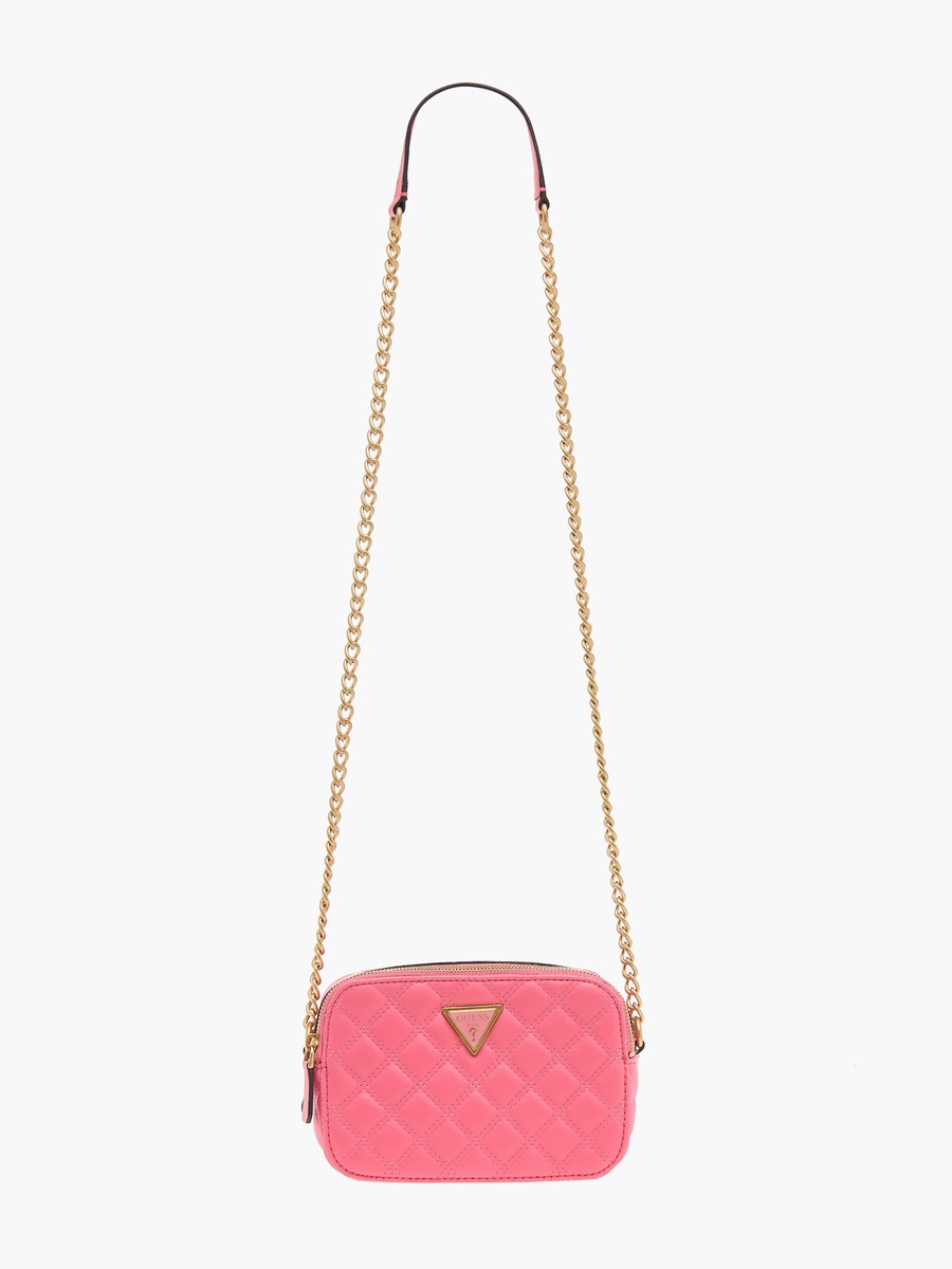 Giully Textured Crossbody Bag with Zip Closure