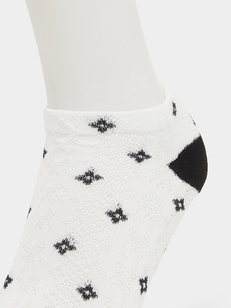 Set of 3 - Printed Ankle Socks