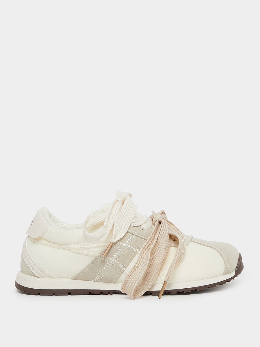 Color Block Lace Up Sneakers