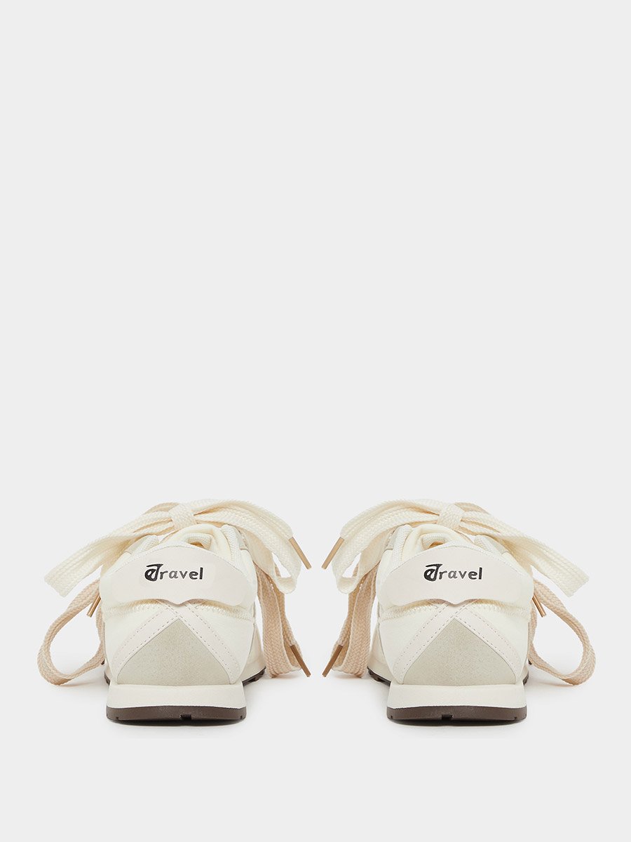 Color Block Lace Up Sneakers