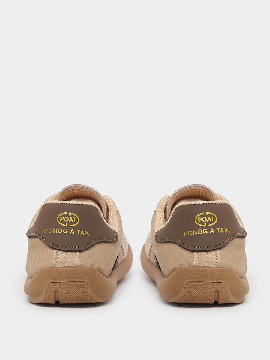Panelled Lace Up Sneakers