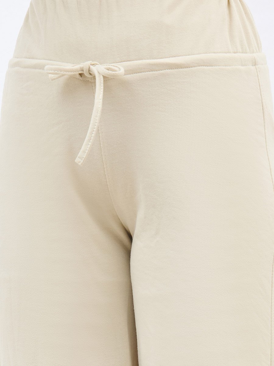 Wide Waistband Joggers with Drawstring